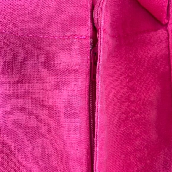 J. Crew Pink Linen Blend Skirt with Tie - Picture 7 of 10